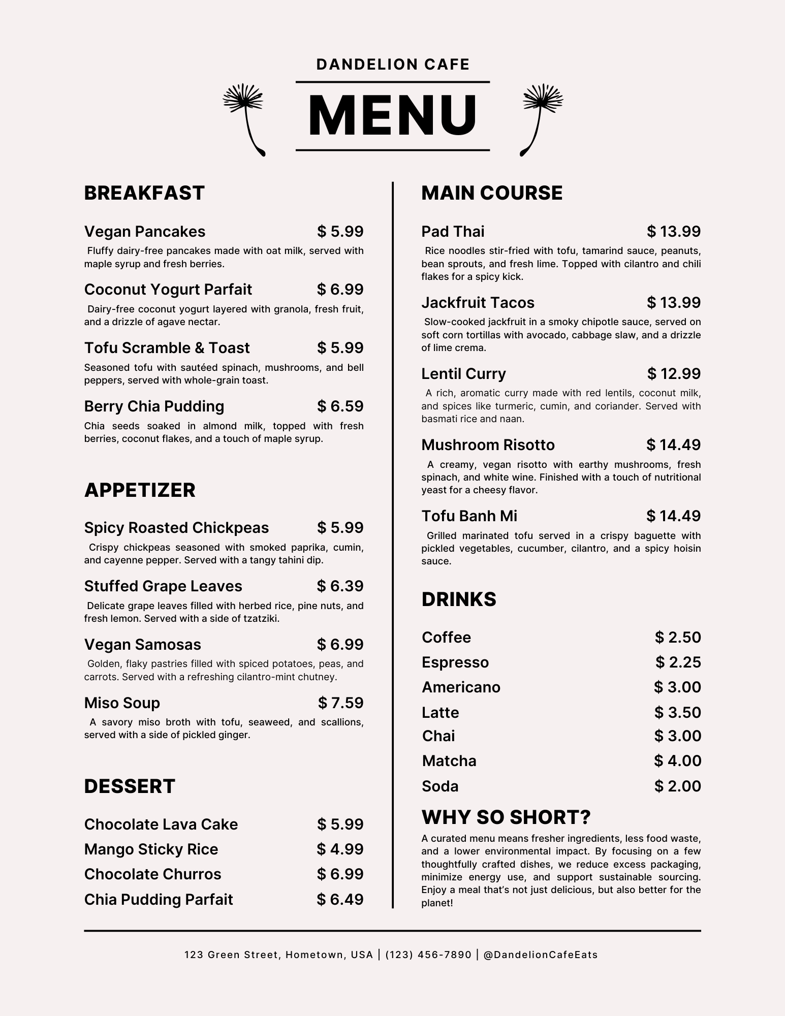 Menu PDF